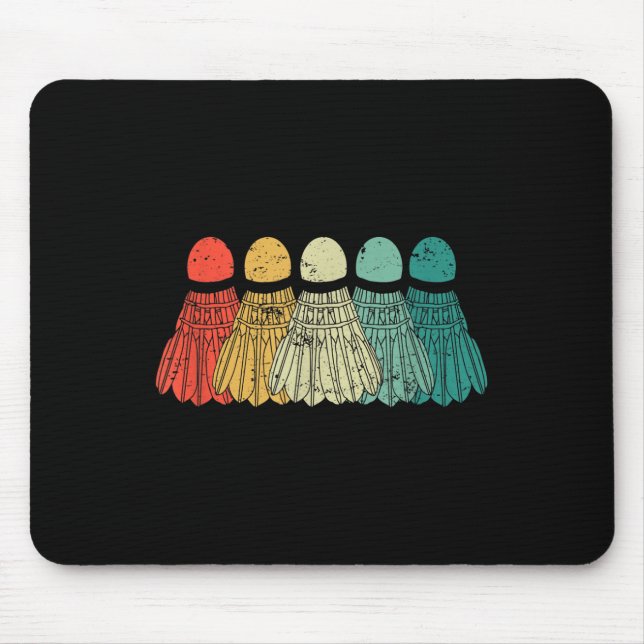 Tapis De Souris Volants de badminton Jeu Correspondance Racket Bal (Devant)