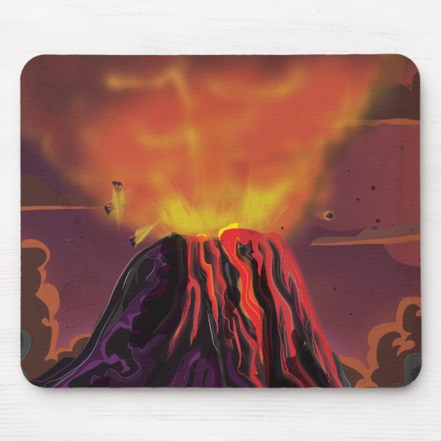 Tapis De Souris Volcan du Mexique (Devant)