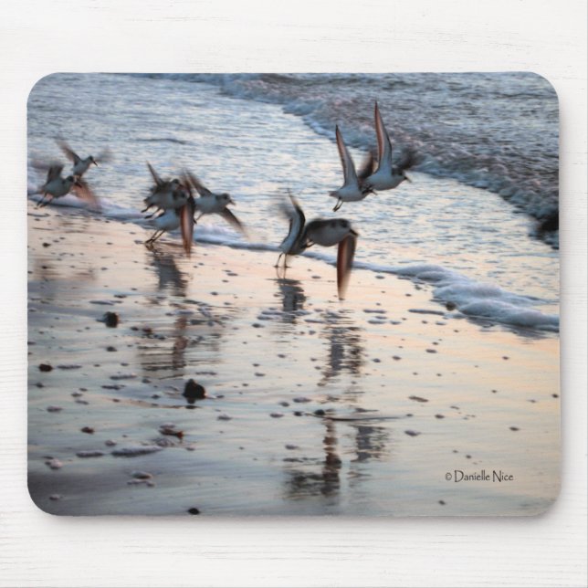 Tapis De Souris Volée des oiseaux Mousepad (Devant)