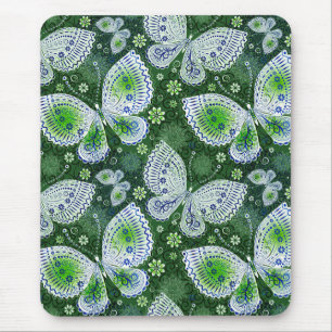 Tapis De Souris Voler vers l'extérieur Papillon Paisley Imprimer v