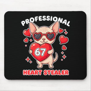 Tapis De Souris Voleur de cœur professionnel Saint-Valentin 67 Mem