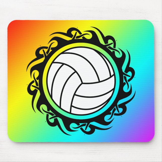 Tapis De Souris volley-ball tribal (Devant)