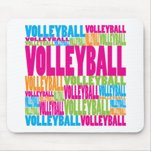 Tapis De Souris Volleyball coloré