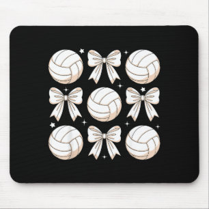 Tapis De Souris Volleyball Coquette Arc Volleyball Maman Sœur