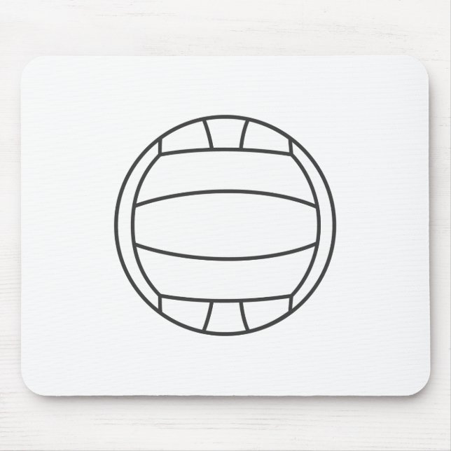 Tapis De Souris Volleyball Mousepad (Devant)