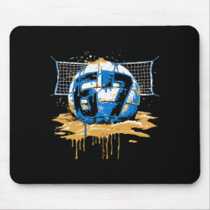 Tapis De Souris Volleyll 67 Six Seven Alpha Argot 6 7 Mème Enfants