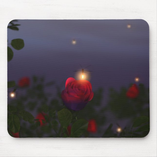 Tapis De Souris Vols nocturnes d'été Mousepad (Devant)