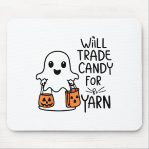 Tapis De Souris Vont Échanger Des Bonbons Pour Fer Drôle Halloween