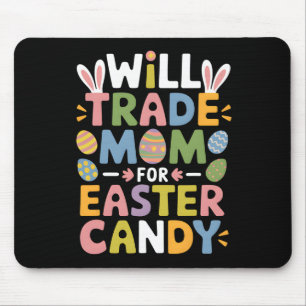 Tapis De Souris Vont Échanger Maman Pour Pâques Candy Oeufs Enfant