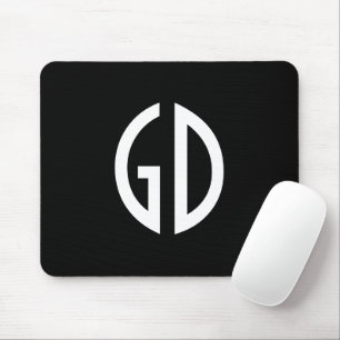 Tapis De Souris Vos idées de monogramme simplement 1