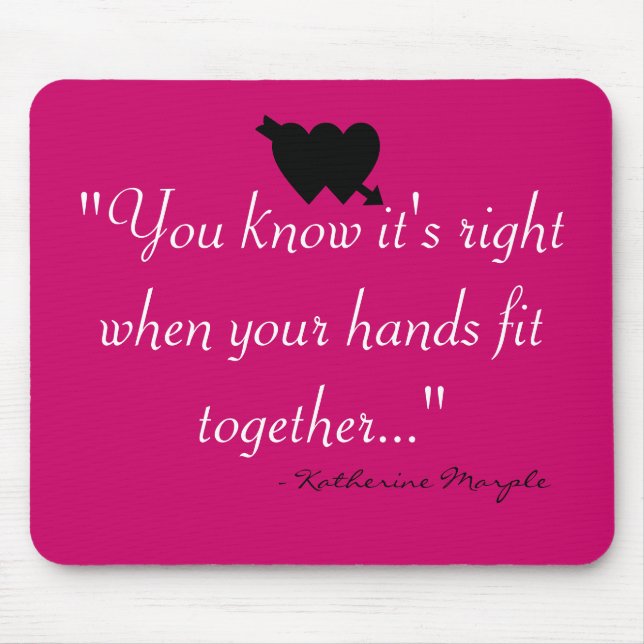 Tapis De Souris Vos mains ont adapté le mousepad (Devant)