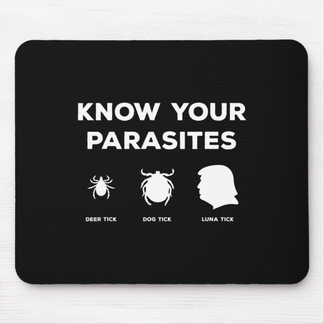 Tapis De Souris Vos Parasites N'Importe Qui, À L'Exception De La C (Devant)