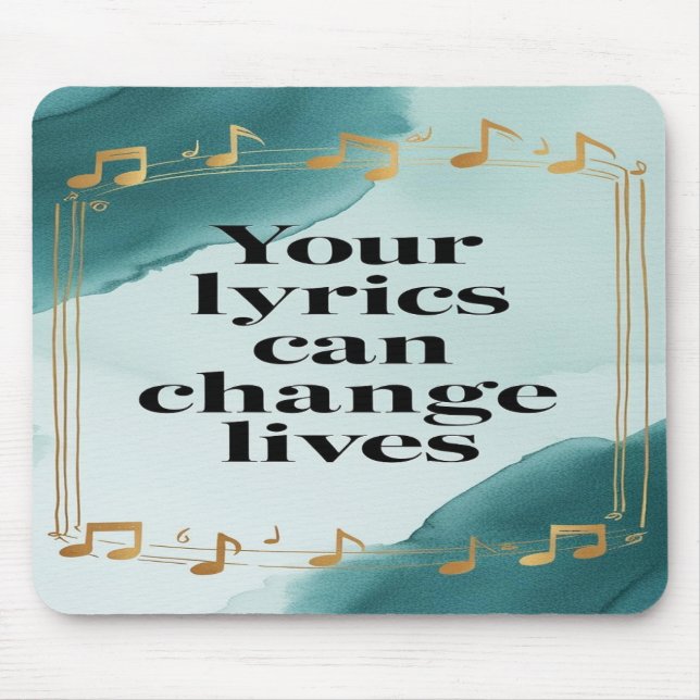 Tapis De Souris Vos Paroles Peuvent Changer Des Vies (Devant)