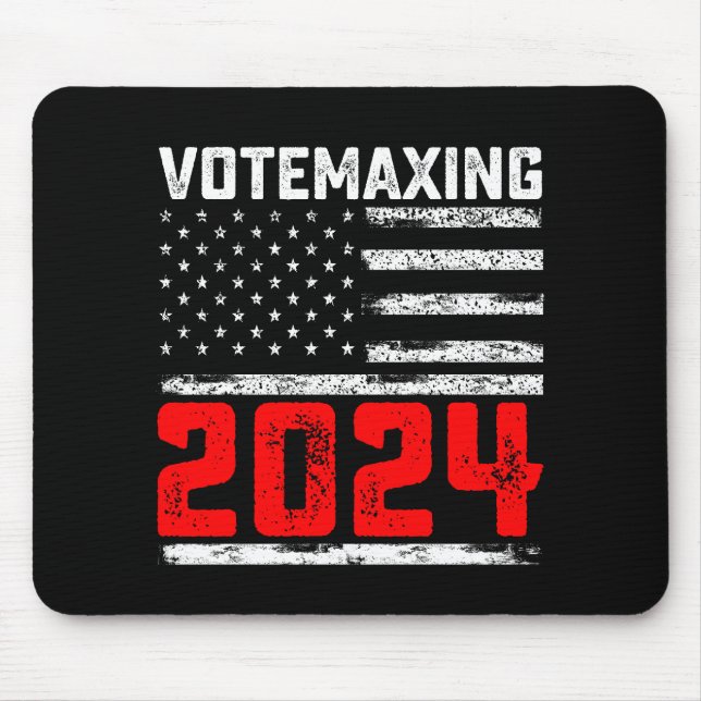 Tapis De Souris VoteMaxing 2024 Élection présidentielle de Trump (Devant)