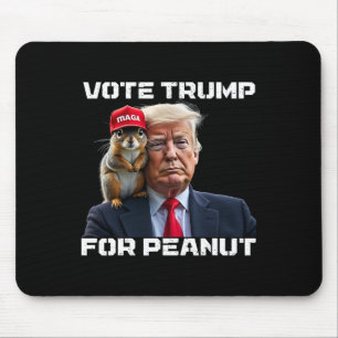Tapis De Souris Votez Trump Pour L'Arachide L'Écureuil
