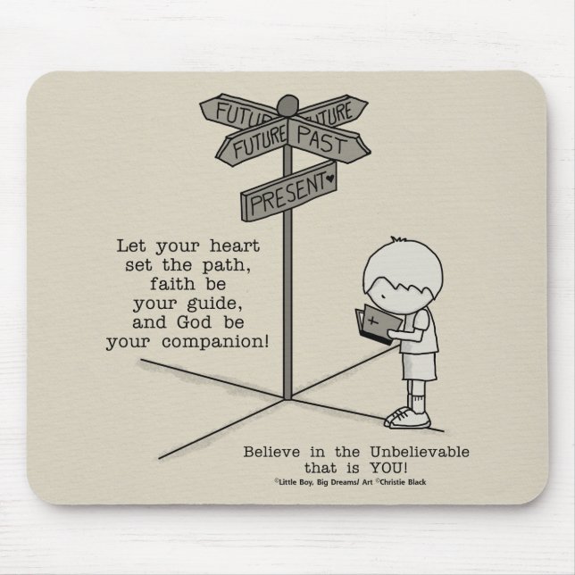 Tapis De Souris Votre compagnon de Dieu (Devant)