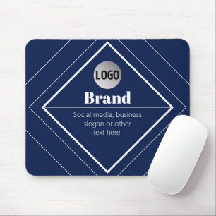 Tapis De Souris Votre logo et design moderne personnalisable   Ble