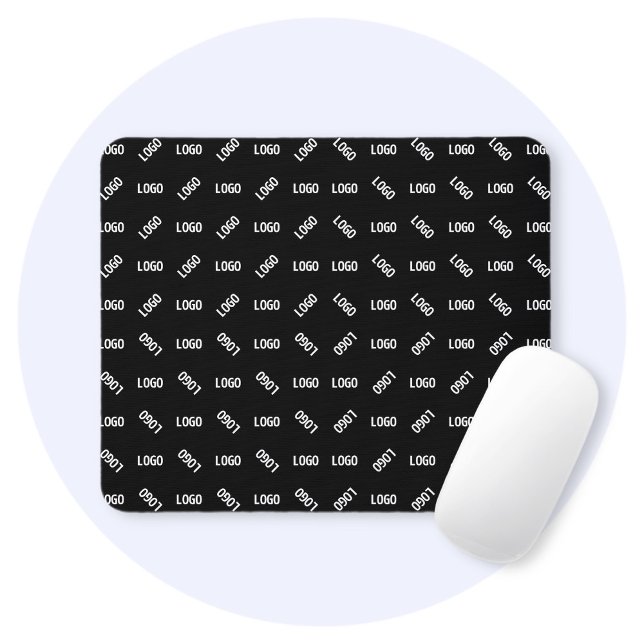 Tapis De Souris Votre logo/image | Matelas géométrique moderne uni (Créateur téléchargé)