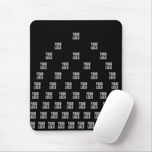 Tapis De Souris Votre logo motif d'arche unique Noir (modifiable