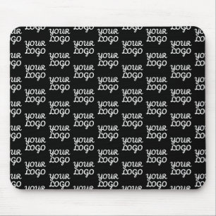 Tapis De Souris Votre logo   Motif de logo simple répétitif 