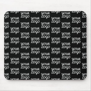 Tapis De Souris Votre logo   Simple répétition Motif de logo