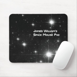 Tapis De Souris Votre nom avec des étoiles dans l'espace profond