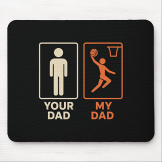 Tapis De Souris Votre Papa Mon Papa Sketll Dunk Fille Fils Fête de