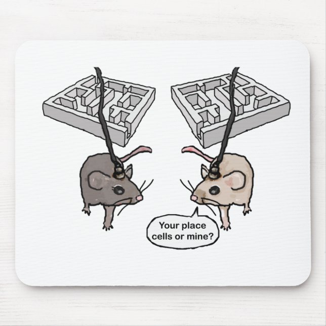 Tapis De Souris Votre place (cellules) ou la mienne ? (Devant)