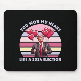 Tapis De Souris Vous avez gagné mon cœur comme une élection 2024 d