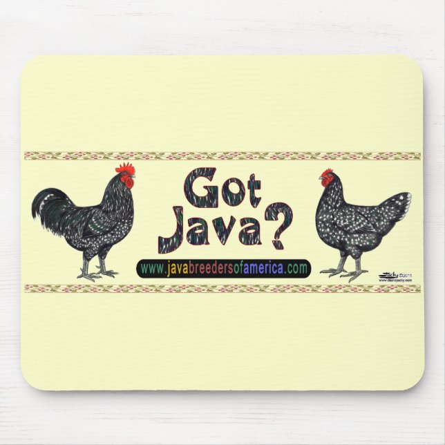 Tapis De Souris Vous avez Java ? (Devant)