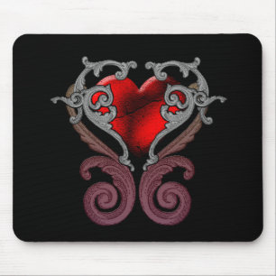 Tapis De Souris Vous Avez Mon Coeur (Rouge)