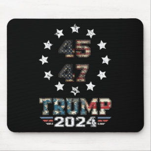Tapis De Souris Vous avez raté deux fois Trump cowboy occidental T