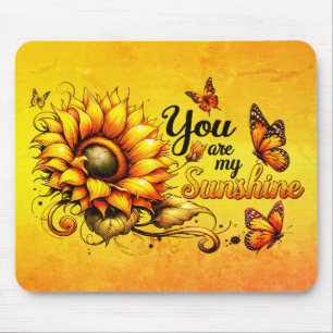 Tapis De Souris Vous êtes mon soleil Tournesol