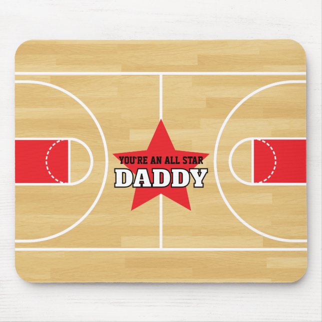 Tapis De Souris Vous êtes un cadeau personnalisé All Star Basketba (Devant)