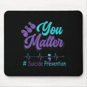 Tapis De Souris Vous le Mois de la sensibilisation à la prévention