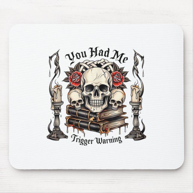 Tapis De Souris Vous M'Avez Eu À Trigger Warning, Bad Book Club, R (Devant)