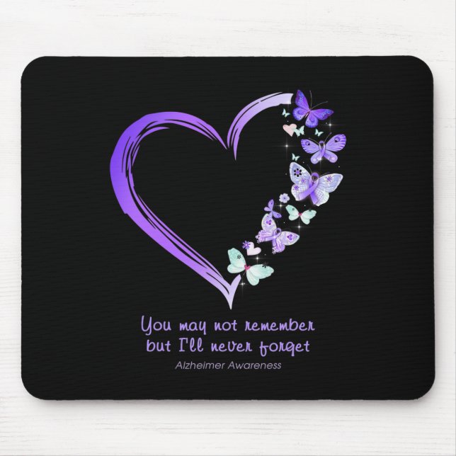 Tapis De Souris Vous ne vous souvenez peut-être pas, mais je n'oub (Devant)