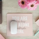 Tapis De Souris Vous N'Êtes Pas Une Seule Fille Citation De Motiva<br><div class="desc">Vous N'Êtes Pas Une Seule Fille Citation De Motivation Positive</div>