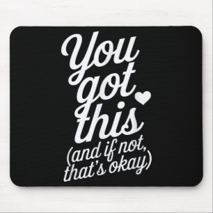 Tapis De Souris Vous pouvez le faire Conception de citation motiva