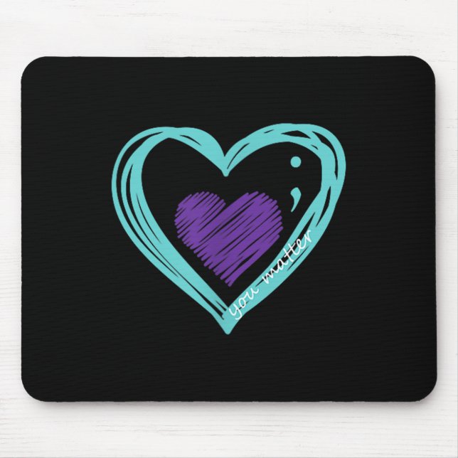 Tapis De Souris Vous Prévention du Suicide Sensibilisation Sarcell (Devant)