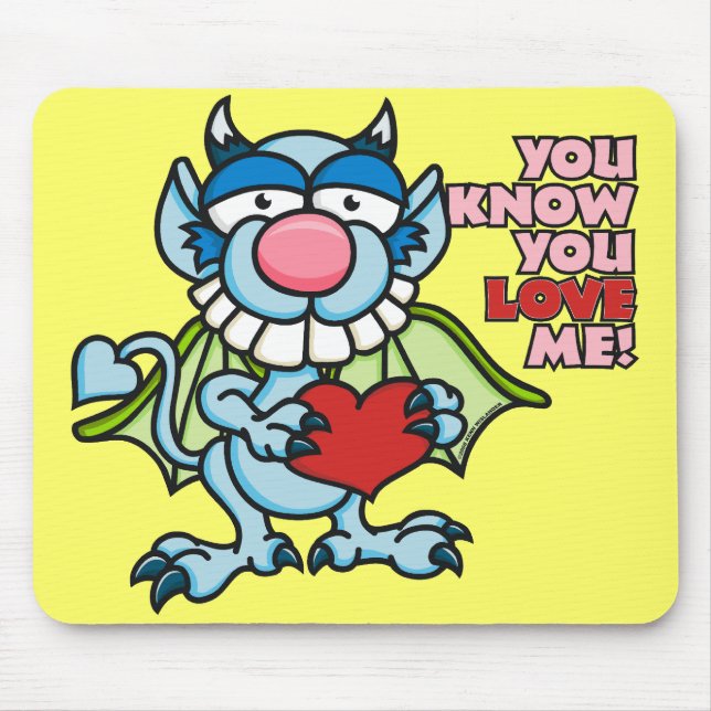 Tapis De Souris Vous savez que vous m'aimez Mousepad (Devant)