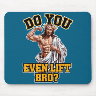 Tapis De Souris Vous Soulevez Même Frère Unisexe Gymnase