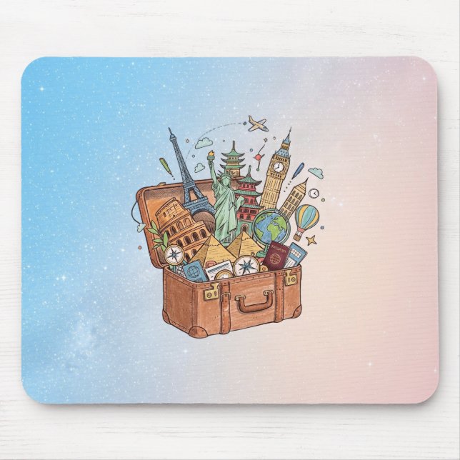 Tapis De Souris Voyage (Devant)