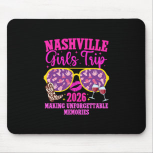 Tapis De Souris Voyage à Nashville 2026 Filles qui font des souven
