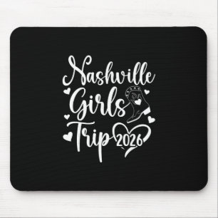 Tapis De Souris Voyage à Nashville pour filles 2026 Vacances pour