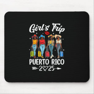 Tapis De Souris Voyage à Porto Rico 2025 Groupe d'anniversaire des