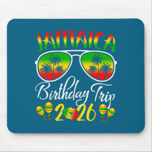 Tapis De Souris Voyage d'anniversaire en Jamaïque Vacances Été 202