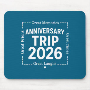 Tapis De Souris Voyage d'anniversaire Voyage de couple Conception