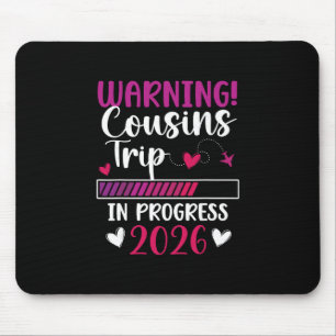 Tapis De Souris Voyage de Cousins en Cours Vacances 2026 Cousins N