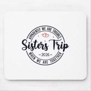 Tapis De Souris Voyage de croisière du week-end féminin 2026 pour